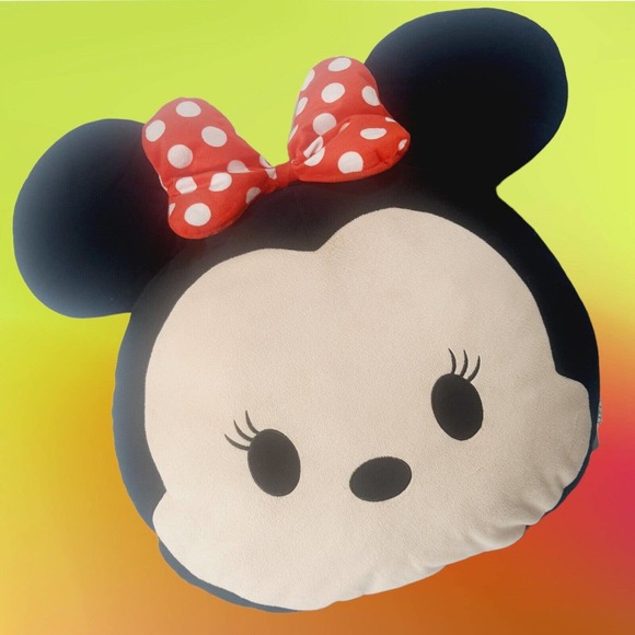Disney Jumbo Mickey & Minnie Mouse Tsum Tsum Large Plush Pillow Authenti… - Picture 2 of 16